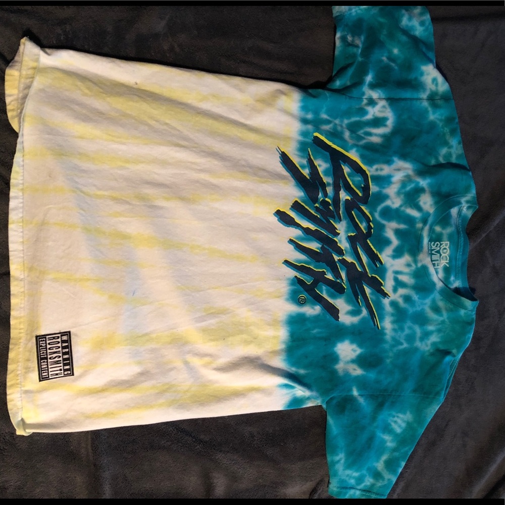 Rock Smith multi colored tye dye T shirt